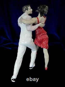 Lladro Salsa Brand Nib #9146 Dancer Limited Edition Couple Dancing $325 Off F/sh