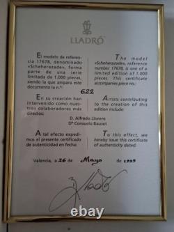 Lladro Scheherazade 7678 Limited Edition Figurine Rare