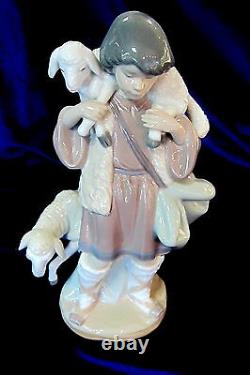 Lladro Shepherd Boy Nativity Figurine #5485 Brand Nib Holidays Xmas Save$$ F/sh