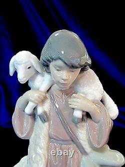 Lladro Shepherd Boy Nativity Figurine #5485 Brand Nib Holidays Xmas Save$$ F/sh