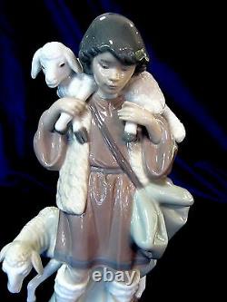 Lladro Shepherd Boy Nativity Figurine #5485 Brand Nib Holidays Xmas Save$$ F/sh