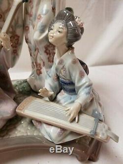 Lladro Society Oriental Music Porcelain Figurine 1491 Limited Edition IOB Geisha