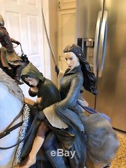 Lord of the Rings Arwen and Frodo on Asfaloth Limited Edition of 750 Weta Statue