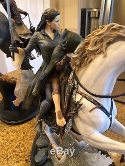 Lord of the Rings Arwen and Frodo on Asfaloth Limited Edition of 750 Weta Statue