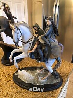 Lord of the Rings Arwen and Frodo on Asfaloth Limited Edition of 750 Weta Statue