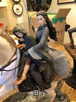 Lord of the Rings Arwen and Frodo on Asfaloth Limited Edition of 750 Weta Statue