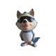 Lorna Bailey Cool Cat Large Limited Edition Figurine Signed No. 9 /100 In Vgc