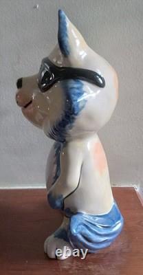Lorna Bailey COOL CAT Large Limited Edition Figurine Signed No. 9 /100 In VGC
