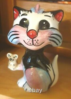 Lorna Bailey Cat holding Mouse Limited Edition 1 of 1 UNIQUE