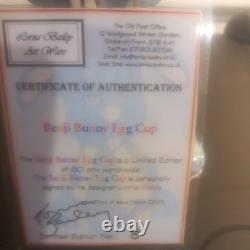 Lorna Bailey Limited Edition 8/60 Benji Bunny Eggcup With COA perfect unused
