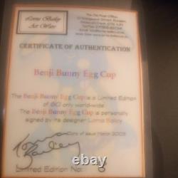 Lorna Bailey Limited Edition 8/60 Benji Bunny Eggcup With COA perfect unused