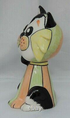 Lorna Bailey Round-Eyed multicoloured Cat figurine Limited Edition 1 of 1