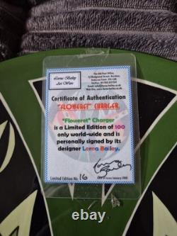 Lorna Bailey Signed Floweret Charger Ltd Edition No. 16 Of 100