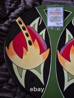 Lorna Bailey Signed Floweret Charger Ltd Edition No. 16 Of 100