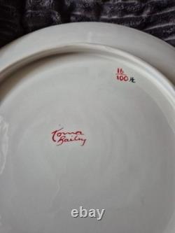 Lorna Bailey Signed Floweret Charger Ltd Edition No. 16 Of 100