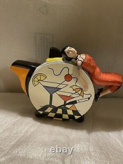 Lorna Bailey limited edition 245/250'Art Deco lady' teapot