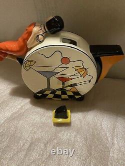 Lorna Bailey limited edition 245/250'Art Deco lady' teapot