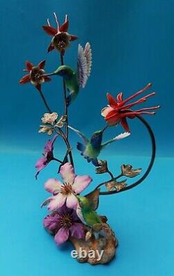 Ltd Ed Franklin Mint House Of Faberge The Enriched Garden Hummingbird Figurine