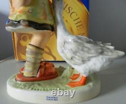 M. J. Hummel Large figurine / Ltd Edition / Goose Girl 47 / II COA / 19cm