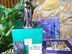 MALEFICENT WDCC LTD. ED FIGURINE EVIL ENCHANTRESS, SLEEPING BEAUTY, MIB, withLitho