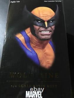 MARVEL LEGENDS IN 3D WOLVERINE 1/2 SCALE BUST 723 of 1000 LTD 10