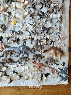 MASSIVE LOT Schleich, Safari Ltd, etc Animal Figurine 194 Pieces 30lbs