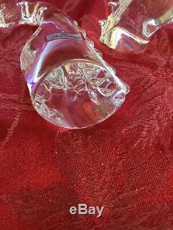 MIB FLAWLESS Exquisite BACCARAT Crystal Set SEA SERPENT DRAGON LOCH NESS MONSTER