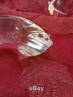 MIB FLAWLESS Exquisite BACCARAT Crystal Set SEA SERPENT DRAGON LOCH NESS MONSTER