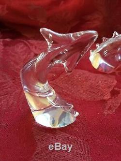 MIB FLAWLESS Exquisite BACCARAT Crystal Set SEA SERPENT DRAGON LOCH NESS MONSTER