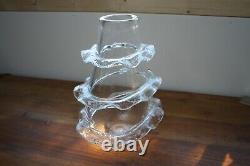 MURANO FREEFORM GLASS SCULPTURE VASE, Large piece Ltd Edit, by Formia