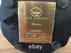 Maasai Soul Journeys, Matengo Sheltering my Flock, Limited Edition, 30cm tall