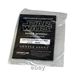 Mace Windu Figurine Star Wars Attack of the Clones 17 Scale Limited Edition
