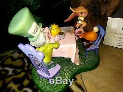 Mad Hatter & March Hare Very Merry Unbirthday Wdcc Ltd. Ed. Disney Figurine