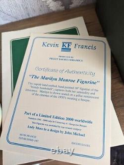 Marilyn Monroe Figurine Kevin Francis Limited Edition 10 Box & Certificate Rare