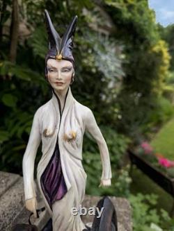 Michael Sutty Porcelain Figurine'Lady with Borzoi' Limited Edition 91/250