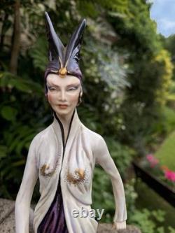 Michael Sutty Porcelain Figurine'Lady with Borzoi' Limited Edition 91/250