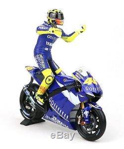 Minichamps Valentino Rossi Bike/Figurine Yamaha Donington 2005 1/12 Scale