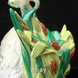 Minton Majolica Figurine Heron and Pike Limited Edition with Box and Certificate