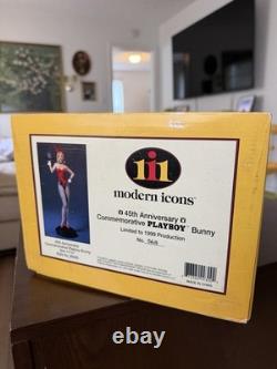 Modern Icons 45th Anniversary Playboy Bunny Figurine Limited Edition w Box & CoA