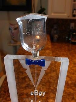 Modern Lucite Acrylic Limited Edition Figurine Sculptures Guyon & Mailhiot