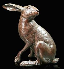 Moonlight Hare Bronze Figurine (Limited Edition) Michael Simpson