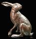 Moonlight Hare Bronze Figurine (limited Edition) Michael Simpson