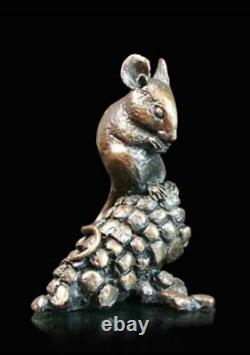 Mouse with Corn Bronze Figurine (Limited Edition) Michael Simpson
