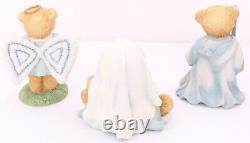 NEW Cherished Teddies Small Christmas Nativity Story Set Figurines Lot Of 6