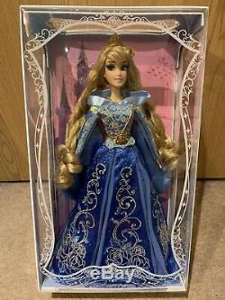 NEW Disney Store Aurora Sleeping Beauty Blue Dress Limited Edition 17 Doll