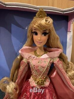 NEW Disney Store Aurora Sleeping Beauty Pink Dress Limited Edition 17 Doll BNIB