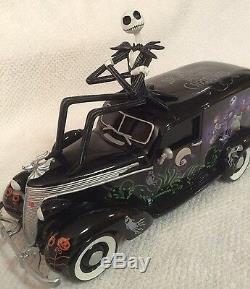 NIGHTMARE BEFORE CHRISTMAS Jack On A Hearse Sculpture Figurine Limited Edition