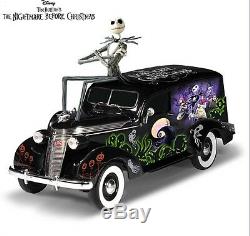 NIGHTMARE BEFORE CHRISTMAS Jack On A Hearse Sculpture Figurine Limited Edition