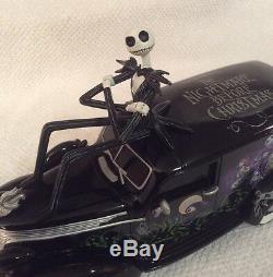 NIGHTMARE BEFORE CHRISTMAS Jack On A Hearse Sculpture Figurine Limited Edition