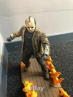 Neca Freddy Vs Jason 15 Resin Statue Set Diorama Limited Edition VERY RARE